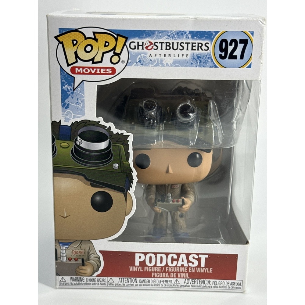 Funko Pop Podcast 927 Ghostbusters Afterlife Figure w Box 2020 Displayed Movie